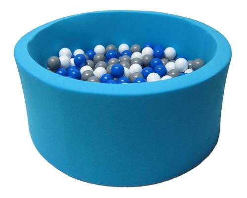 BällebadPOOL / BällebadPOOL+200 Bälle Rund Bällebad Pool (Hell Blau)