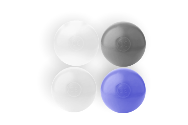 Blau Mix - Bällebad Bälle | günstig online kaufen | von Bällebad24.de 1 Ball